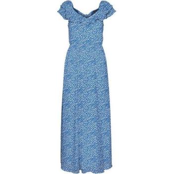 VERO MODA Vestido Bicolor Azul y Blanco