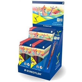 Staedtler Noris Colour 185 expositor con 20 estuches de lápices de colores