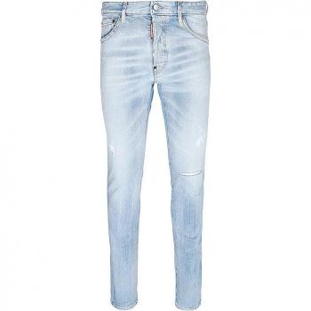 Dsquared2 Men's Blue Slim-fit Jeans, Made in Italy, Size M