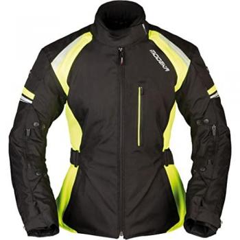 Modeka Motorradjacke Modeka Violetta Lady Textiljacke Damen schwarz / gelb