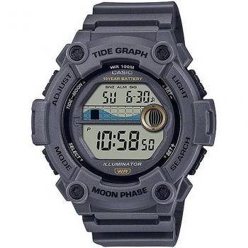 Reloj Casio WS‑1300H‑8AVDF “Tide Graph” para Pesca – Hombre, Gris