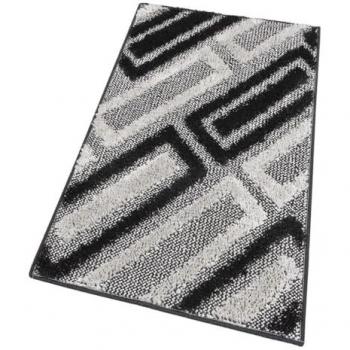 Alfombra de Baño 50x110 cm – Suavidad Negra Antideslizante