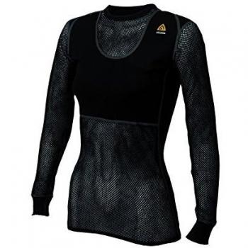 Aclima Damen Funktionsshirt WoolNet Crew Neck Schwarz