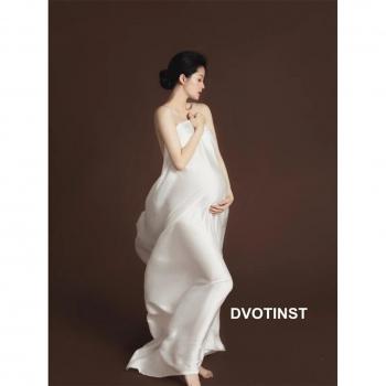 Accessoires photo pour femmes en soie blanche 150x250cm