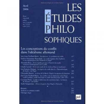 Études philosophiques 2006, n° 2