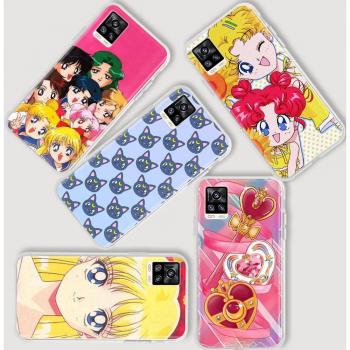 AD83 Sailor Moon Mädchen Klarfall – Realme 10, 9, C30S, C35, C55