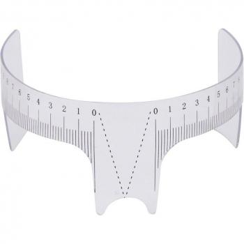 Règle pochoir pour sourcils
