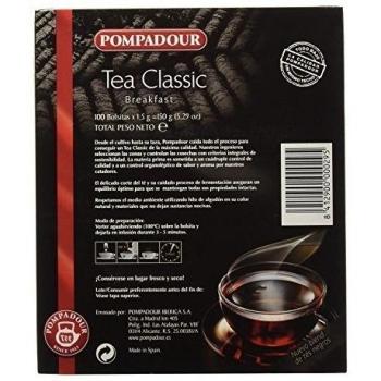 Pompadour 100 Bolsitas de Té Clásico