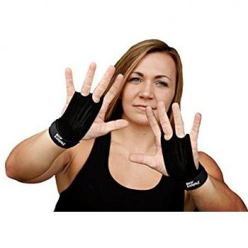 WOD Warrior 2‑Hole Leather Wrist‑Strap Grips