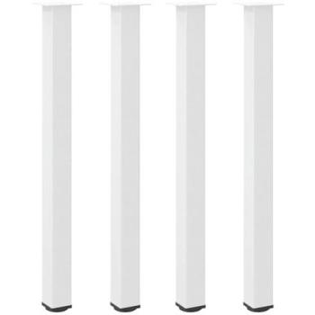 Couchtisch Beine 4 Stk. Weiß 110-112 cm Metall
