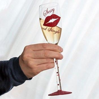 Champagne Coupe Sexy and Single