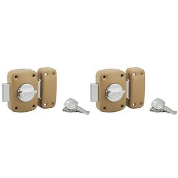 Verrou de porte THIRARD Corvette 45mm Acier Époxy Bronze
