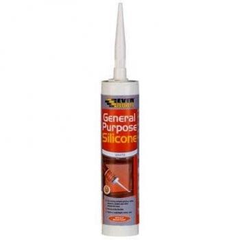 Everbuild General Purpose Silicone, Grey, 295ml