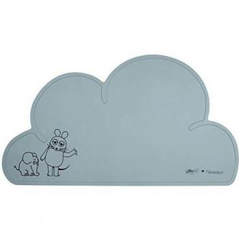 Kindsgut Platzdeckchen X – Aquamarin‑Farben: Maus & Elefant
