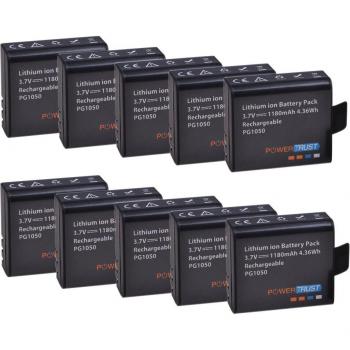 PowerTrust 4x PG1050 1180mAh Akku für SJ4000 und H8R