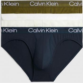Calvin Slip Set da 3 per Uomini: Grigio Vapore, Oliva scura, Mirtillo