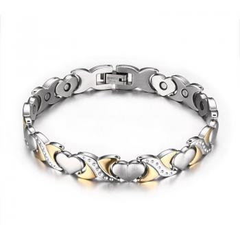 Heart Design Magnetic Energy Bracelet