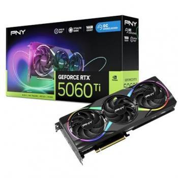 RTX 5060 Ti 16 GB – PNY Triple ARGB Fan-Karte, OC