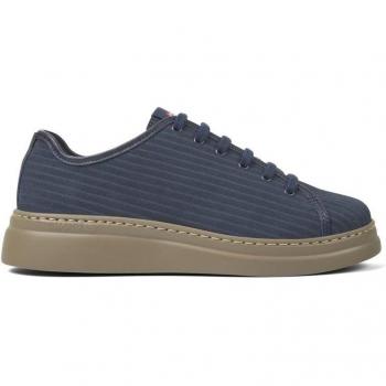 Camper Femme Blue Heel – Zapatillas de Piel con Cuña