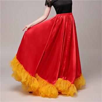 Female Stage Flamenco Skirt