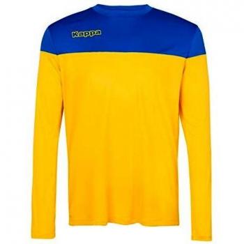 Camisa Deportiva Kappa MARETO 3XL para Hombre en Amarillo y Azul