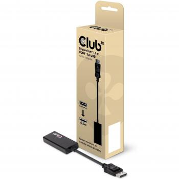 Club 3D DisplayPort‑1.2 auf HDMI‑2.0 4K‑UHD aktiver Konverter