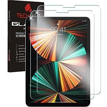2‑Piece Tempered Glass Shield for iPad Pro 12.9 (All Generations) – Anti‑Scrape, Face ID Friendly
