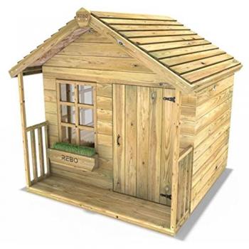 5 ft by 5 ft Sparrow Child’s Outdoor Wooden Playhouse