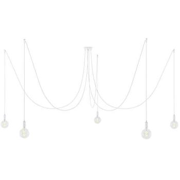 Créative Cables Suspension Luminaire Araignée 5 Gouttes avec Ampoule Blanche Uniquement Taille Unique