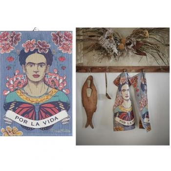 Rideau Artiste Frida Kahlo – Ekelund Linneväveri 35x50 cm