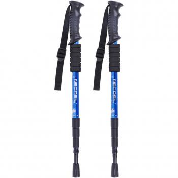Bastón de Trekking para Escalada NECASIL G103, Juego de 4 Secciones
