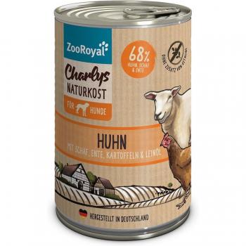 ZooRoyal Charlys Naturkost Huhn mit Kartoffeln & Leinöl