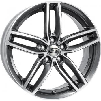 RC Design Himalaya Gris 8x18 Llanta de Aluminio Pulida Completa ET35 5X114.3