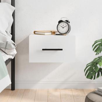 Armoire de Nuit Flottante Blanc 35x35x20 cm