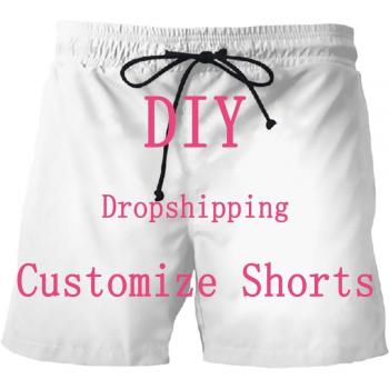 Patterned Streetwear Shorts: Anime, Photo, Star & Singer Themes – T114