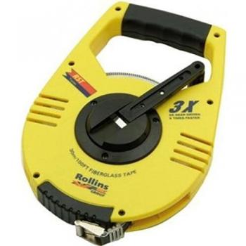 R.S.T. 30M/100F Geared Fiberglass Tape RXT3013