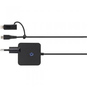 Cargador de enchufe VOLTCRAFT SPAS-2400/LC+MU para iPad/iPhone/iPod