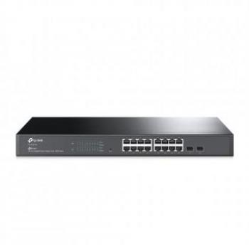 Switch Ethernet Gigabit TL-SG2218 de TP-Link con 16 Puertos y 2 Ranuras SFP