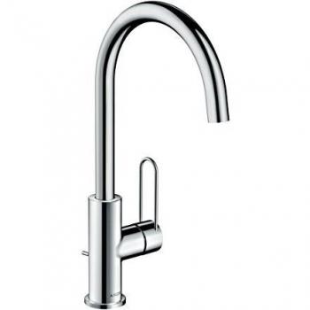 Hansgrohe Axor Uno 240 Einhebel-Waschtischmischer mit Bügelgriff und Ablaufgarnitur