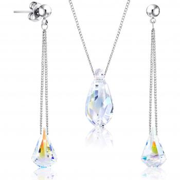 Parure scintillante en rhodium et or blanc – par 2Splendid