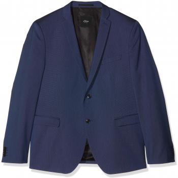 S.Oliver BLACK LABEL Herren‑Sakko „Blue Dots“ – Indoor‑Stil, Größe 50