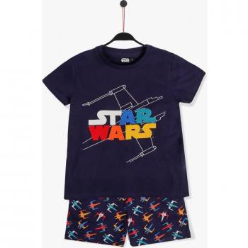Pijama Corto de Niño STAR WARS Arcoiris y Nave