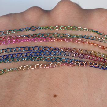 2 meter Regenboog Armband Verlengketting