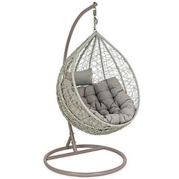 Poltrona sospesa Bizzotto Amirantes grigia