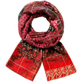Desigual Bufanda Foulard, Rojo, Talla del Fabricante: U