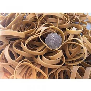 400 x Thick 2.25 First Steps® Industrial Strength Rubber Bands – 60mm x 6mm, No. 62