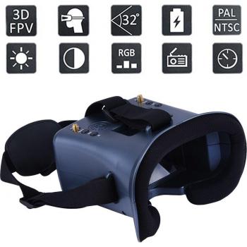 LS-008D 5.8G FPV VR Goggles with DVR and 2000mAh Battery