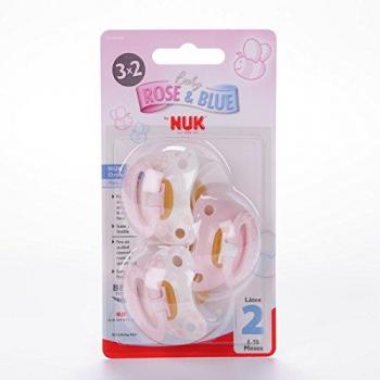 Chupete látex Nuk rosa T-2 3x2