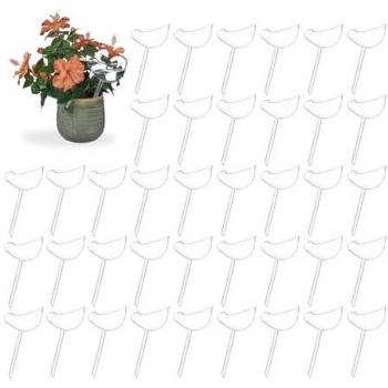Set di Irrigatori a Goccia, 40 unità, 200 ml, Trasparenti