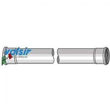 Tubo Scarti Valsir Grigio PP 3 Strati, 2 Bicchiere, D. 40L, 1000